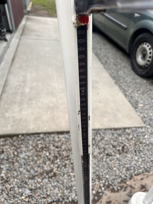 Stara waga lekarska duża PRL