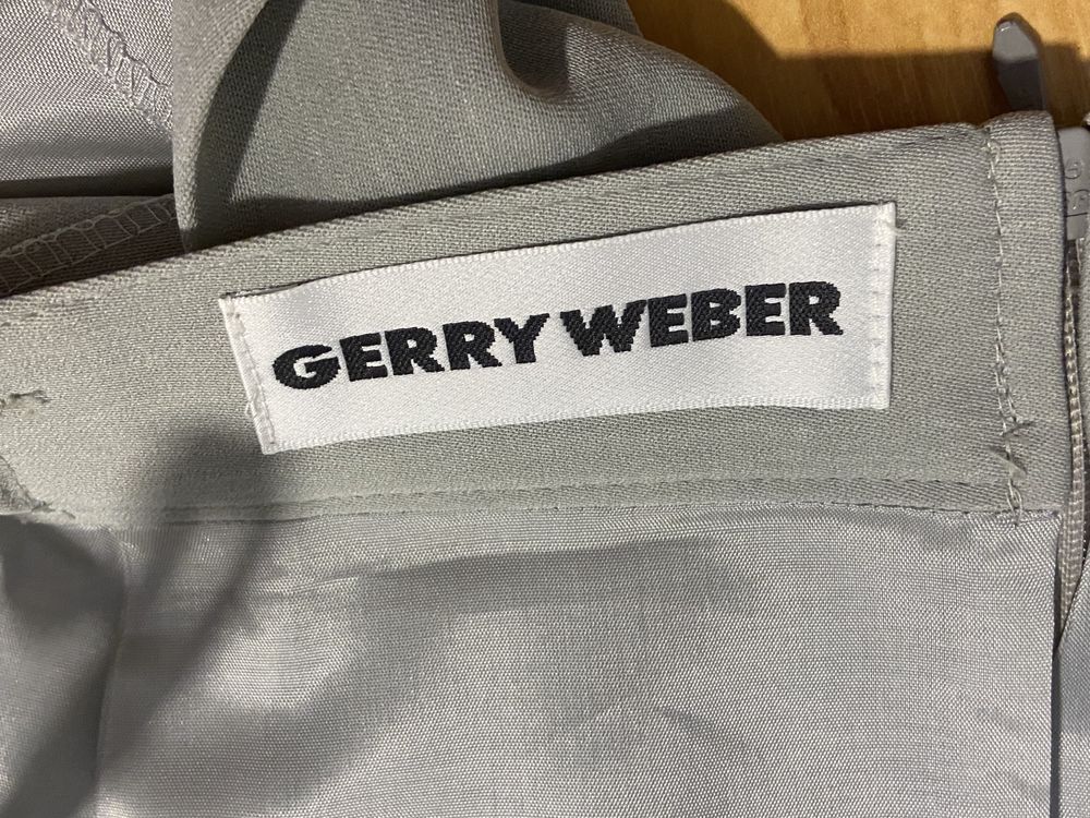 Gerry Weber 42 spódnica ołówkowa Szara spódnica midi Vintage
