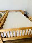 Cama de criança 1,80 * 0,90 madeira natural