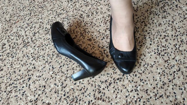 Женские кожаные туфли натуральная кожа 27см