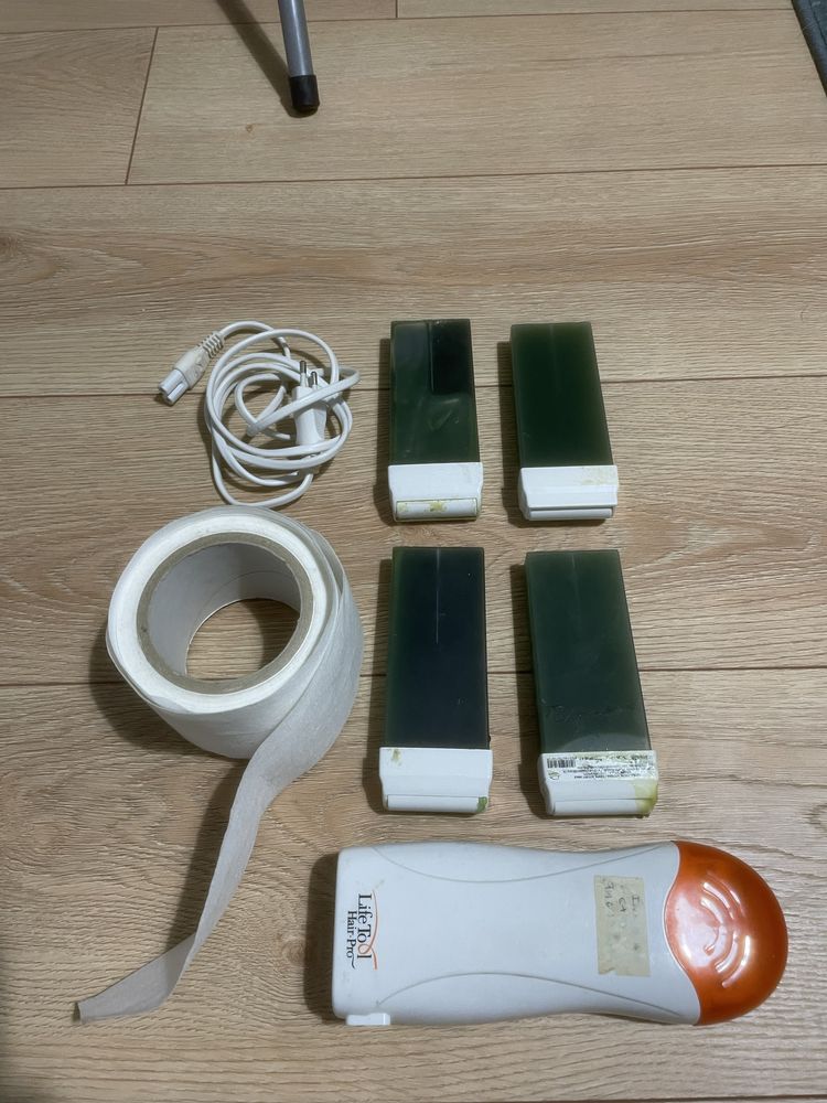 Máquina depilação com cera