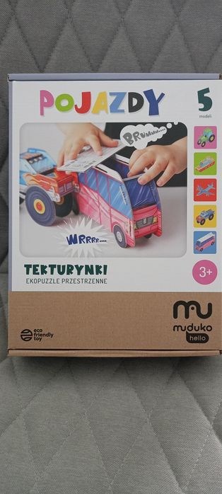 Tekturynki, Pojazdy Ekopuzzle przestrzenne,