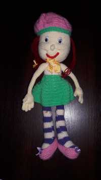 Продам в'язану гачком ляльку (куклу 40 см)