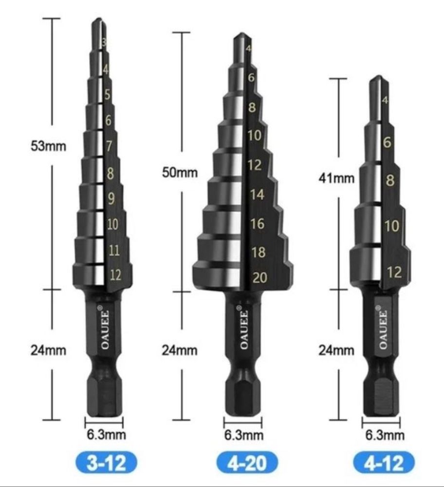 Brocas hexagonal para furar metal