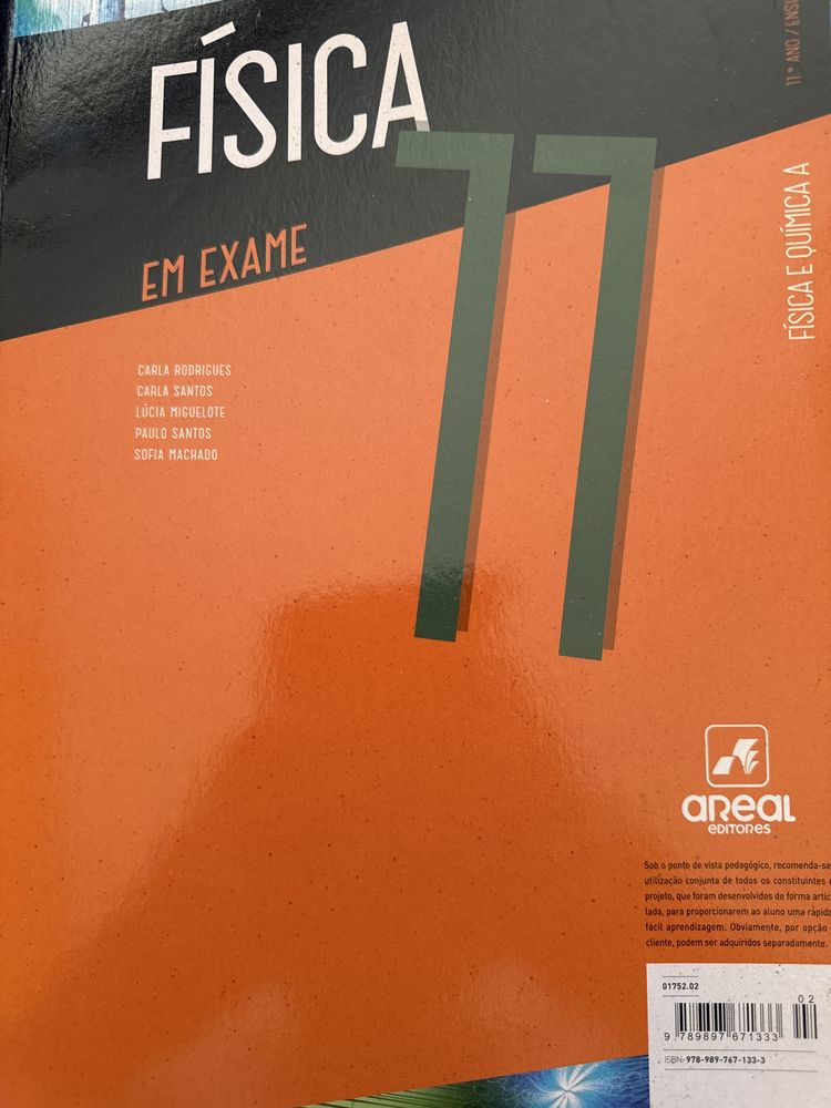 Caderno de atividades Física 11.º ano - AREAL
