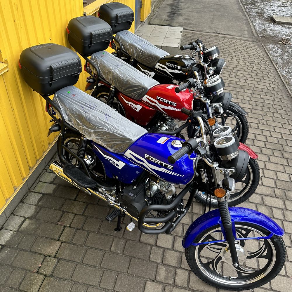 Новий мотоцикл Forte FT125-2 Alfa 2024р. мопед альфа | 1 рік Гарантії