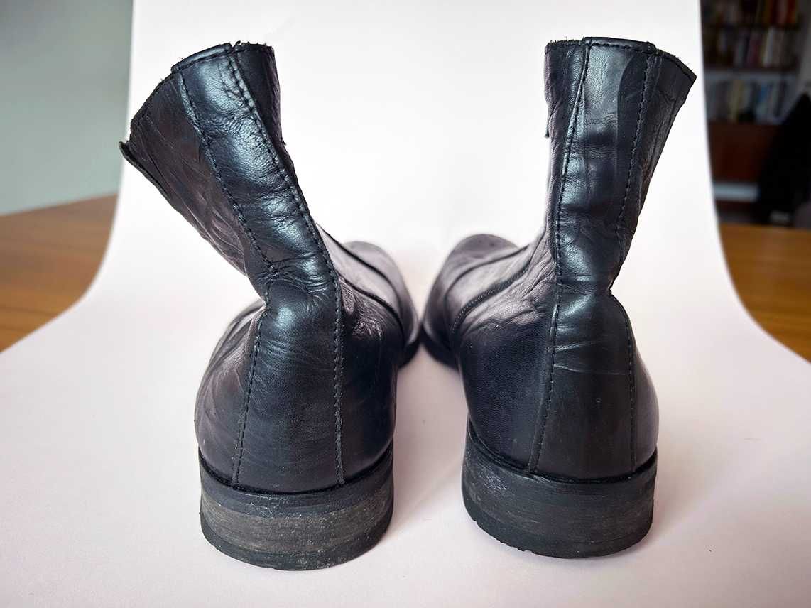 Botas de pele preta clássicas