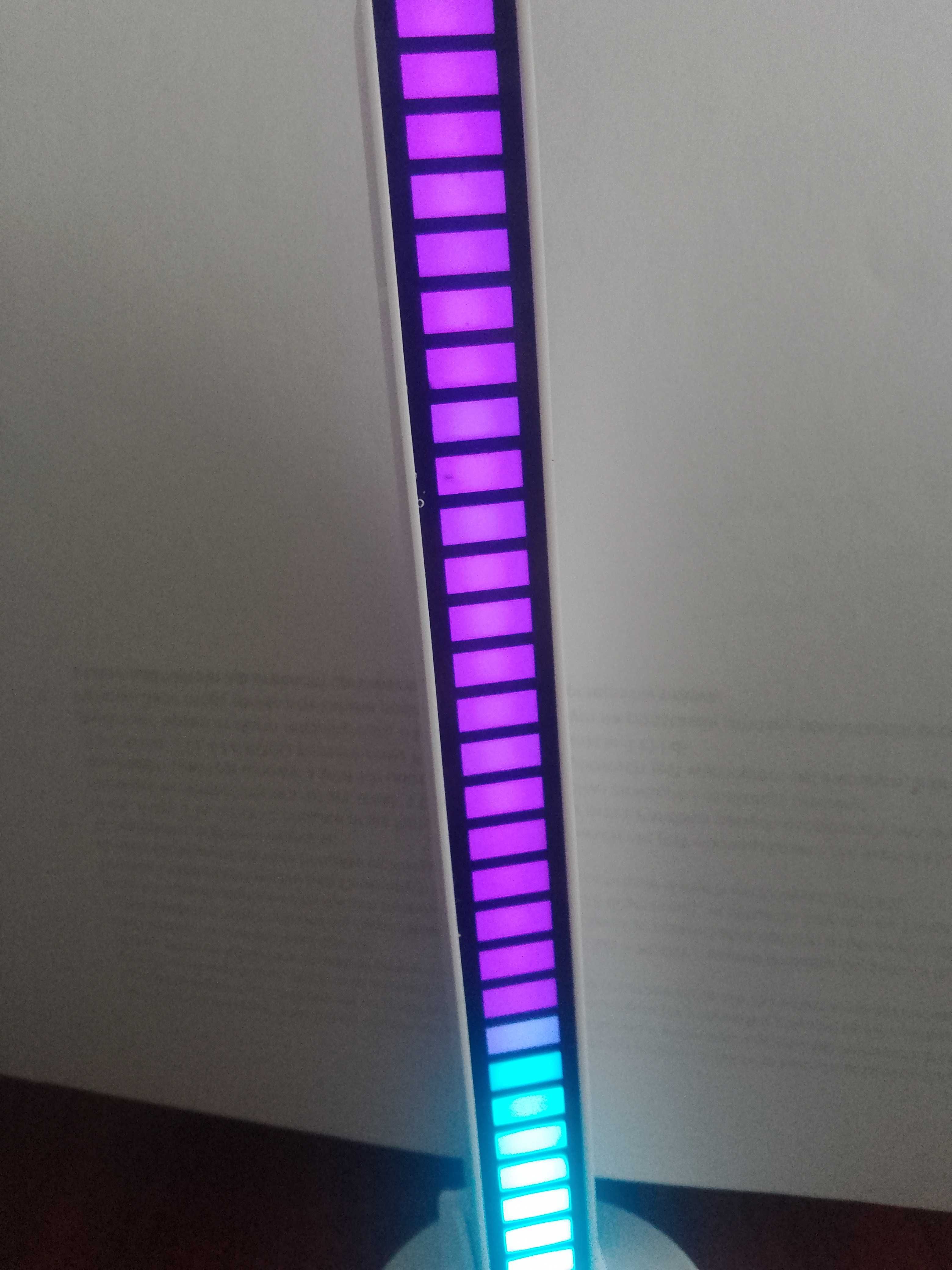 Muzyczna listwa led rgb