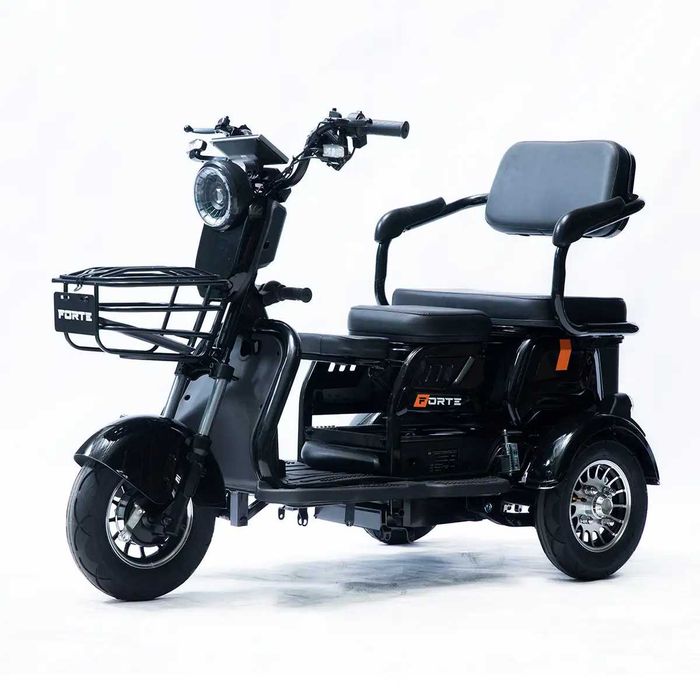 Трицикл акумуляторний Forte Family-P600 Чорний