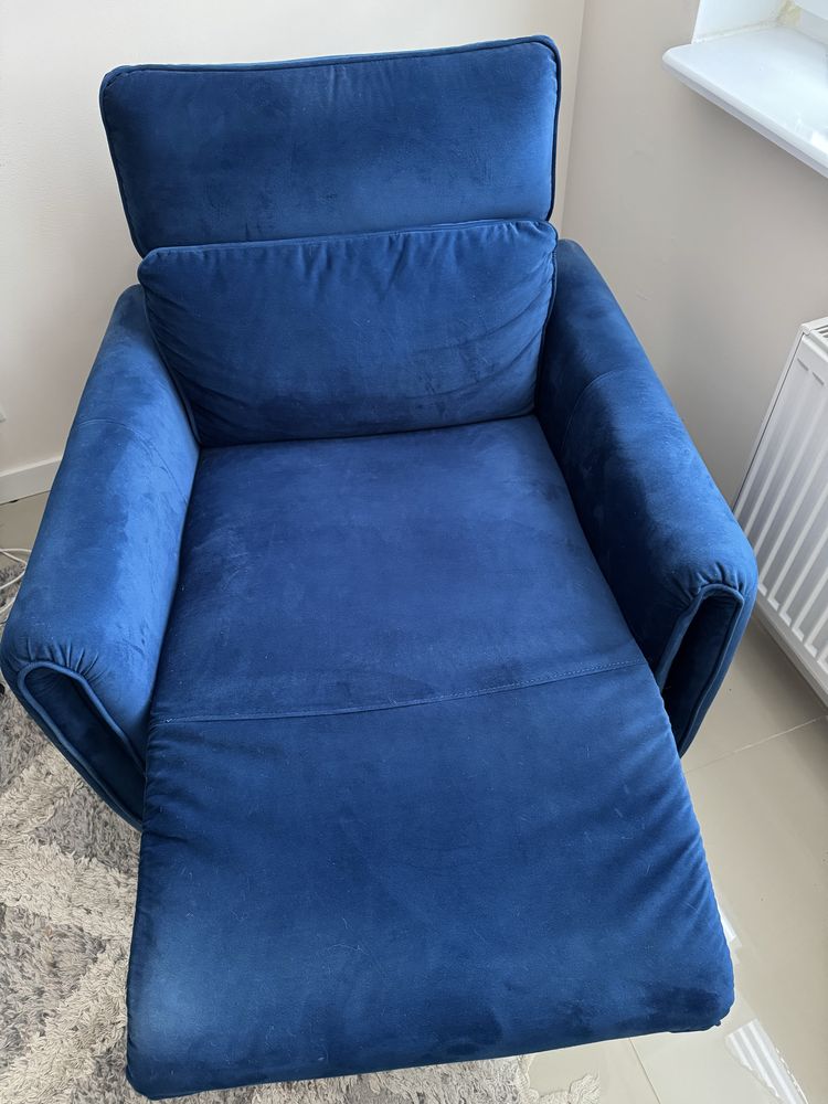 Rozkładany fotel z funkcją relax