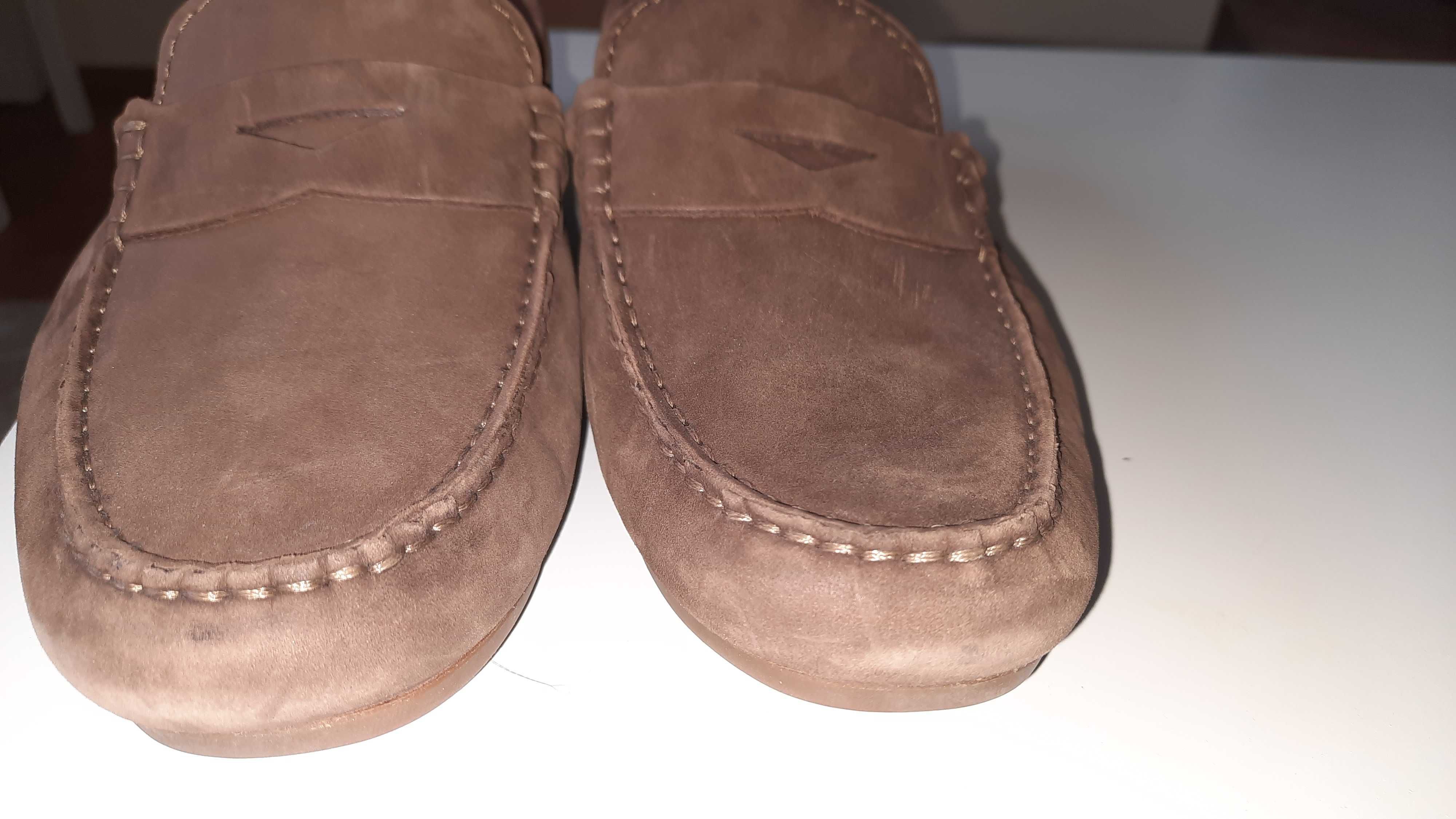 Buty skórzane mokasyny Clarks r42,5