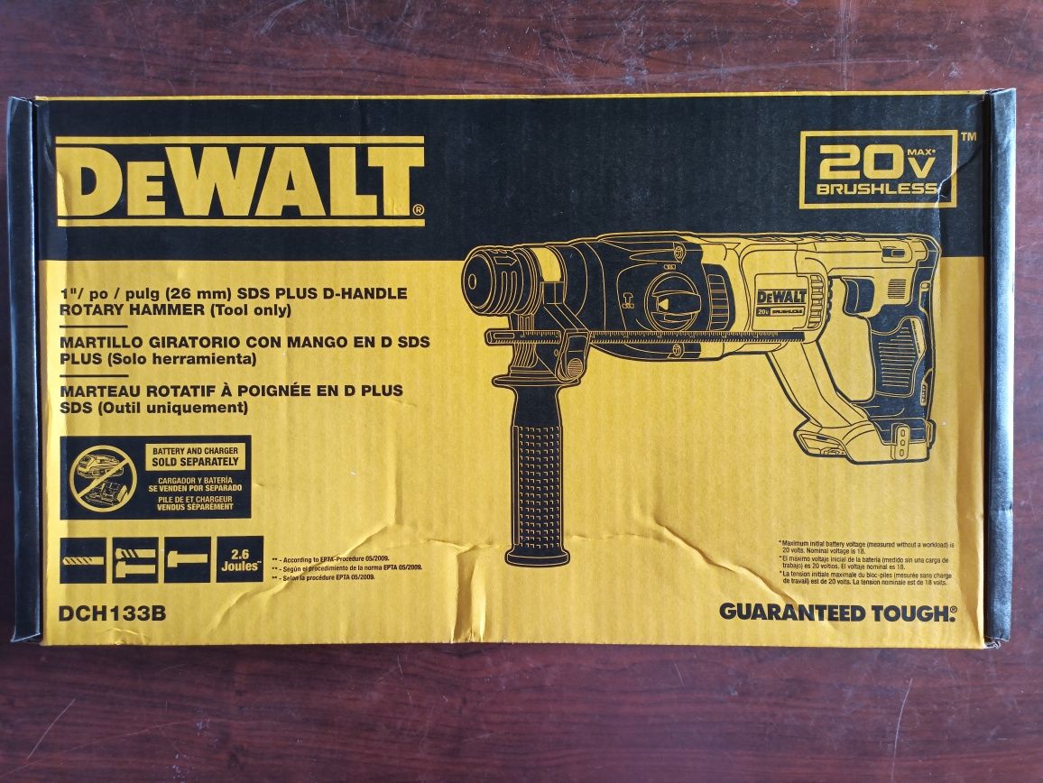 DeWalt DCH133 акумуляторний безщітковий перфоратор