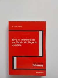 Direito - Erro e Interpretacao na Teoria do Negocio Juridico