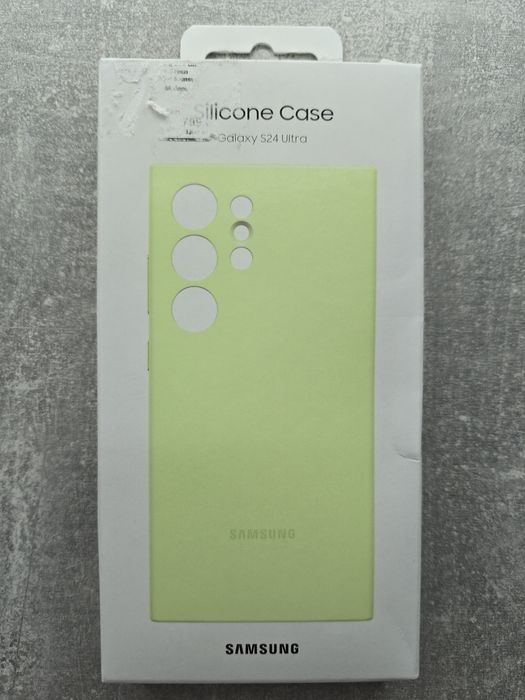 Чохол Samsung Silicone Case для Samsung Galaxy S24 Ultra Light Green