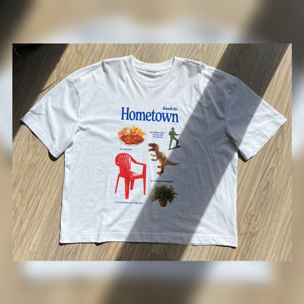 Koszulka tee t-shirt nadruk grafika boxy baggy oversize trap