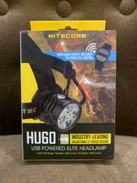 Nitecore HU60 Налобний фокусуємий ліхтар з Bluetooth-керуванням