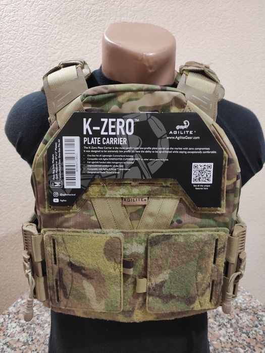 Плитоноска Bundle Agilite K-Zer р. М зі швидкозкидом і підсумок-панель