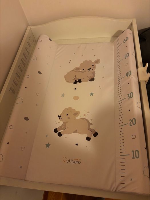 Stolik do przewijania Ikea Smagora + zestaw organizerów