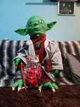 Figura do Mestre Yoda á escala real