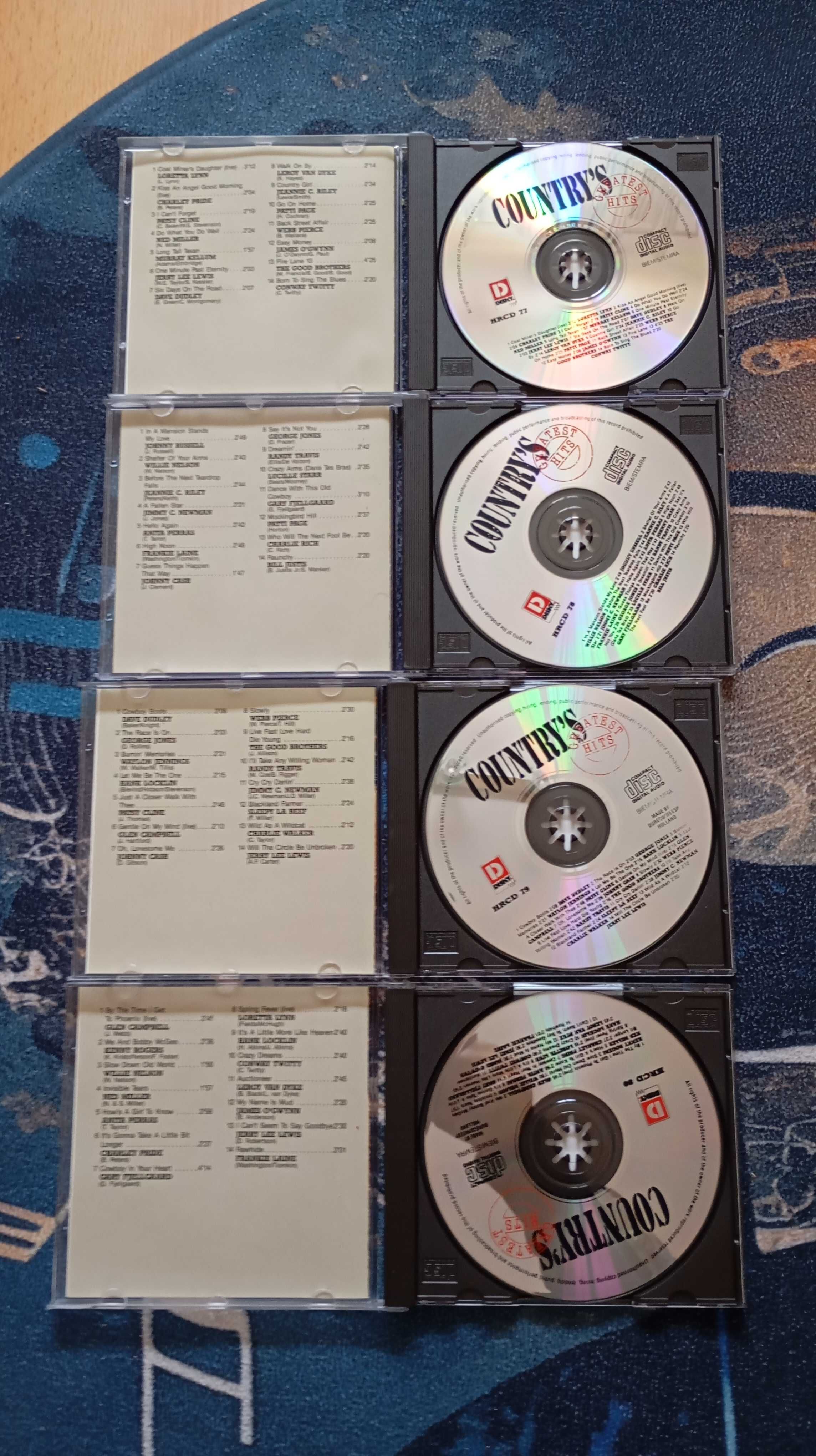 CDs box 4 greatest hits country's