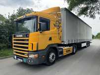 Scania 124-400 Manual,Retarder,Rok 1998 + Naczepa Metabo rok 1998