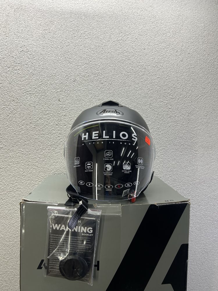 Kask otwarty  AIROH HELIOS rozmiar L blenda