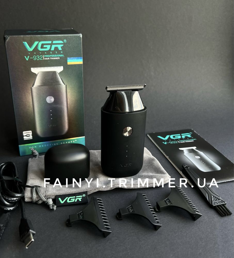 ‼️РОЗПРОДАЖ‼️Портативний міні-тример для стрижки бороди VGR V-932