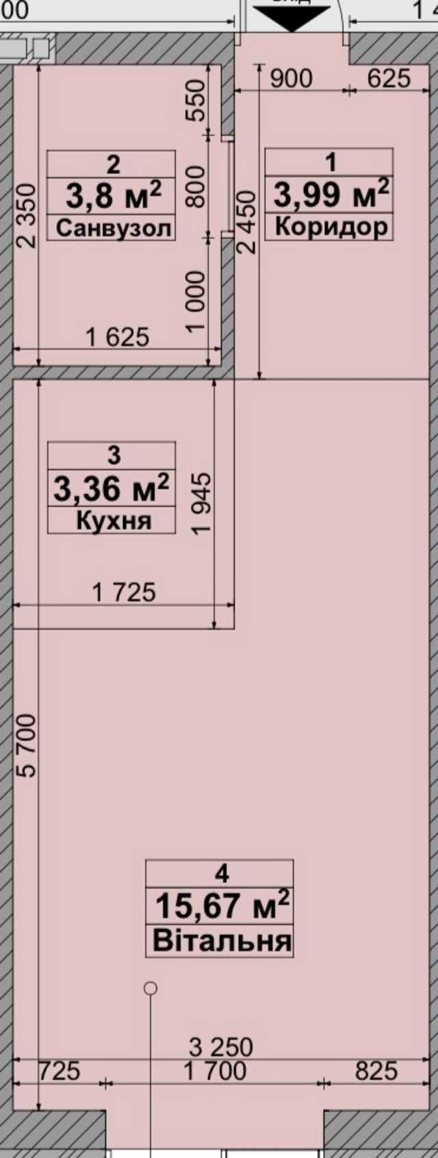 Продаж 1-кімн. квартири ЖК «Sanville»