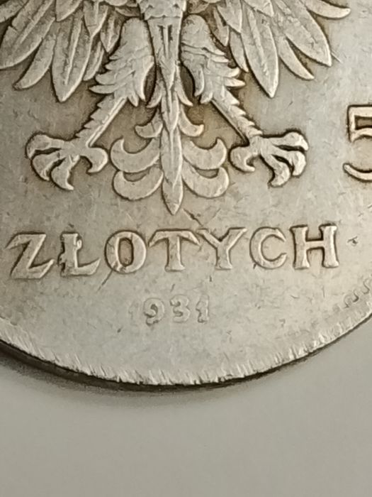 5 złotych Nike 1931 rok kopia.