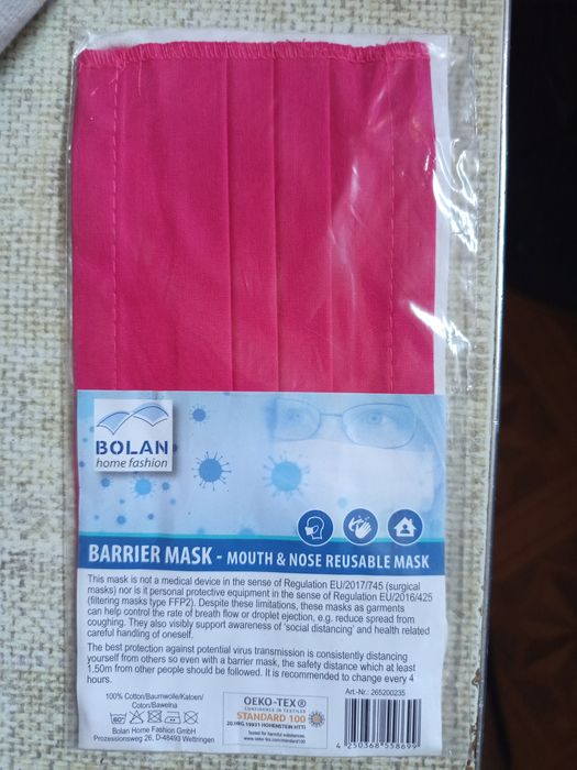 NOWA. Maseczka ochronna. Nieużywana.