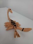 Skorpion - rękodzieło (origami) - prezent, dekoracja
