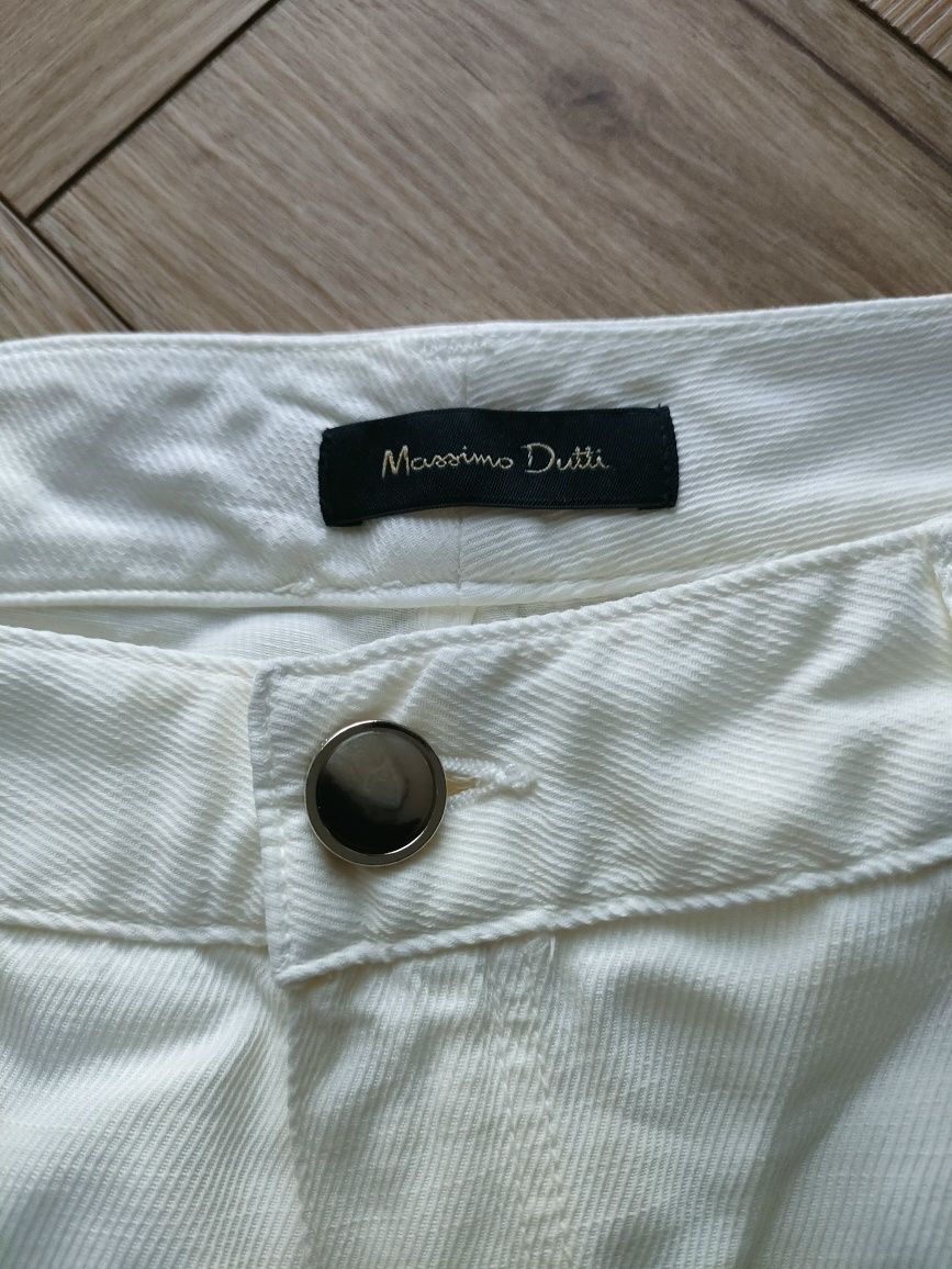 Massimo Dutti spodnie lniane cygaretki beżowe 38 M Tommy Hilfiger ASOS