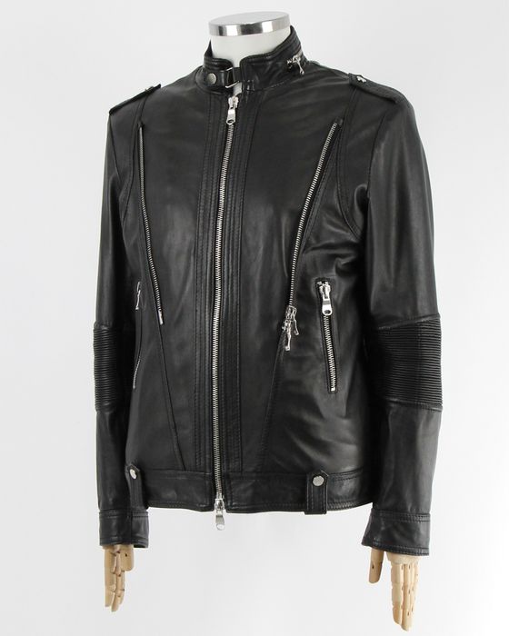 IANNALFO & SGARIGLIA чоловіча чорна шкіряна куртка. Оригінал. (50)