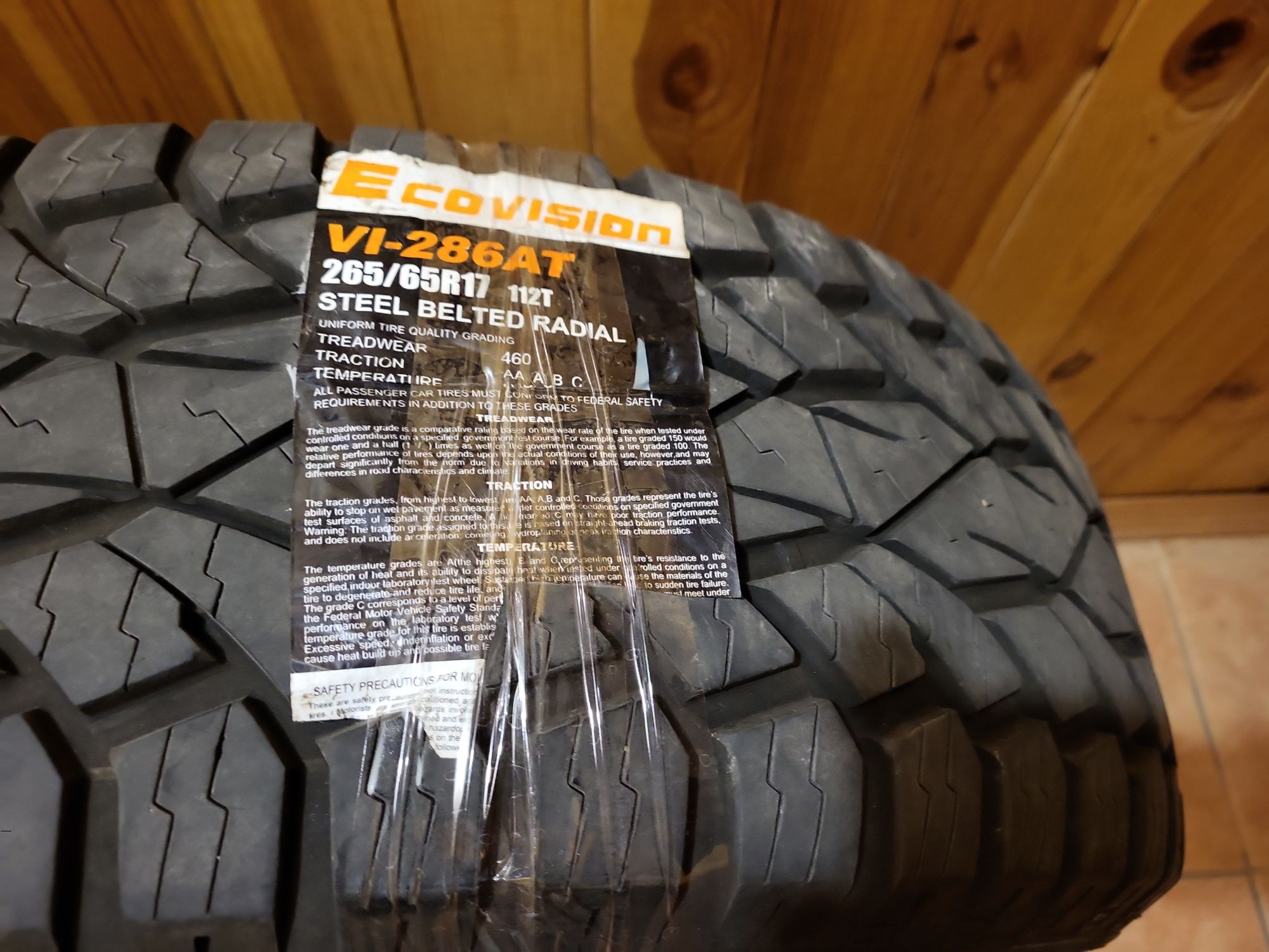 Резина НОВАЯ Ovation EcovisionVI-286AT 265/65 R17,1шт