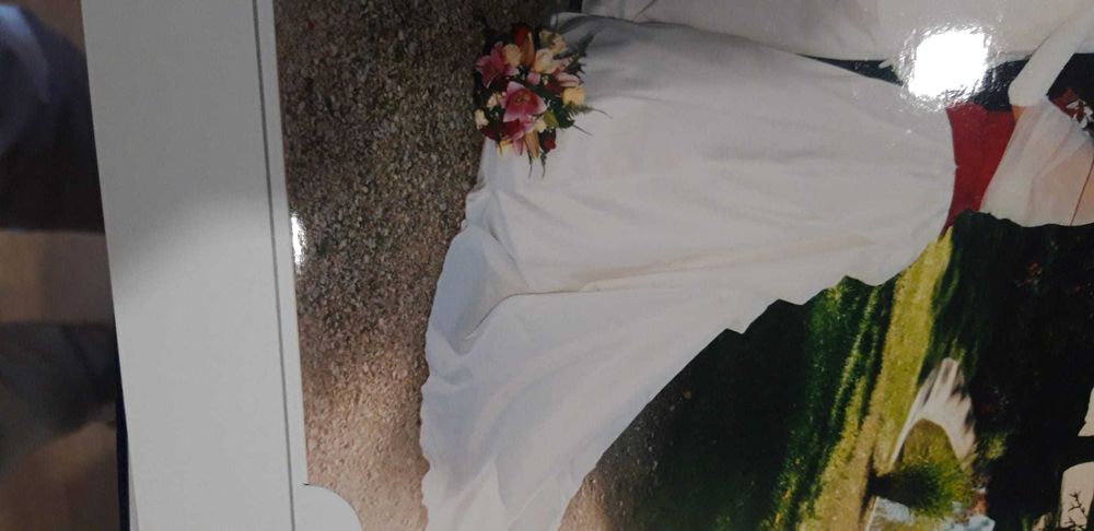 Vestido de noiva conjunto completo