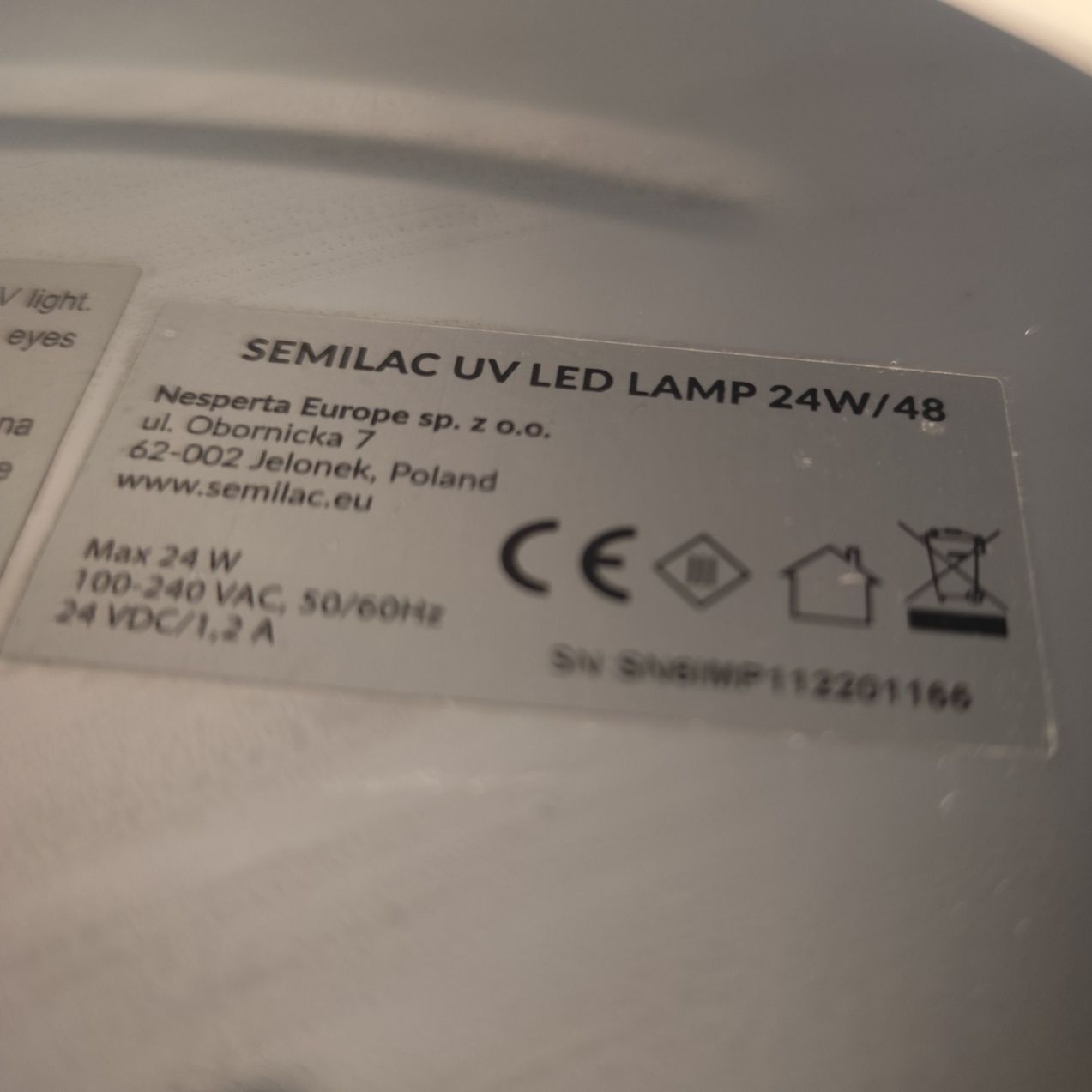Semilac Lampa Do Paznokci UV LED 24W/48