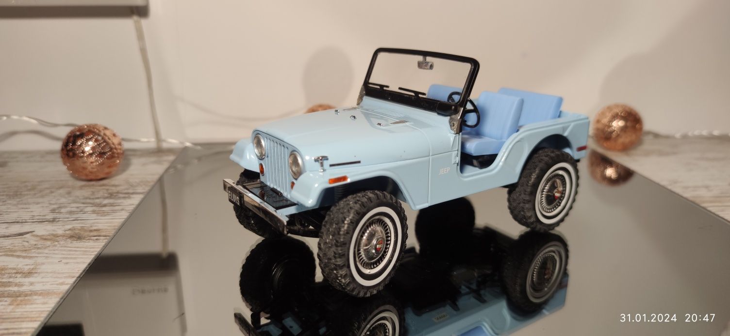 Jeep CJ 5. Elvis 77. 1:18 greenlight., nie norev