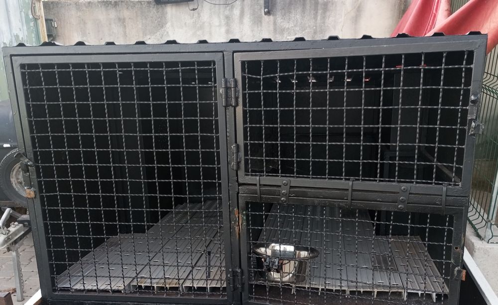 Caixa para cães.