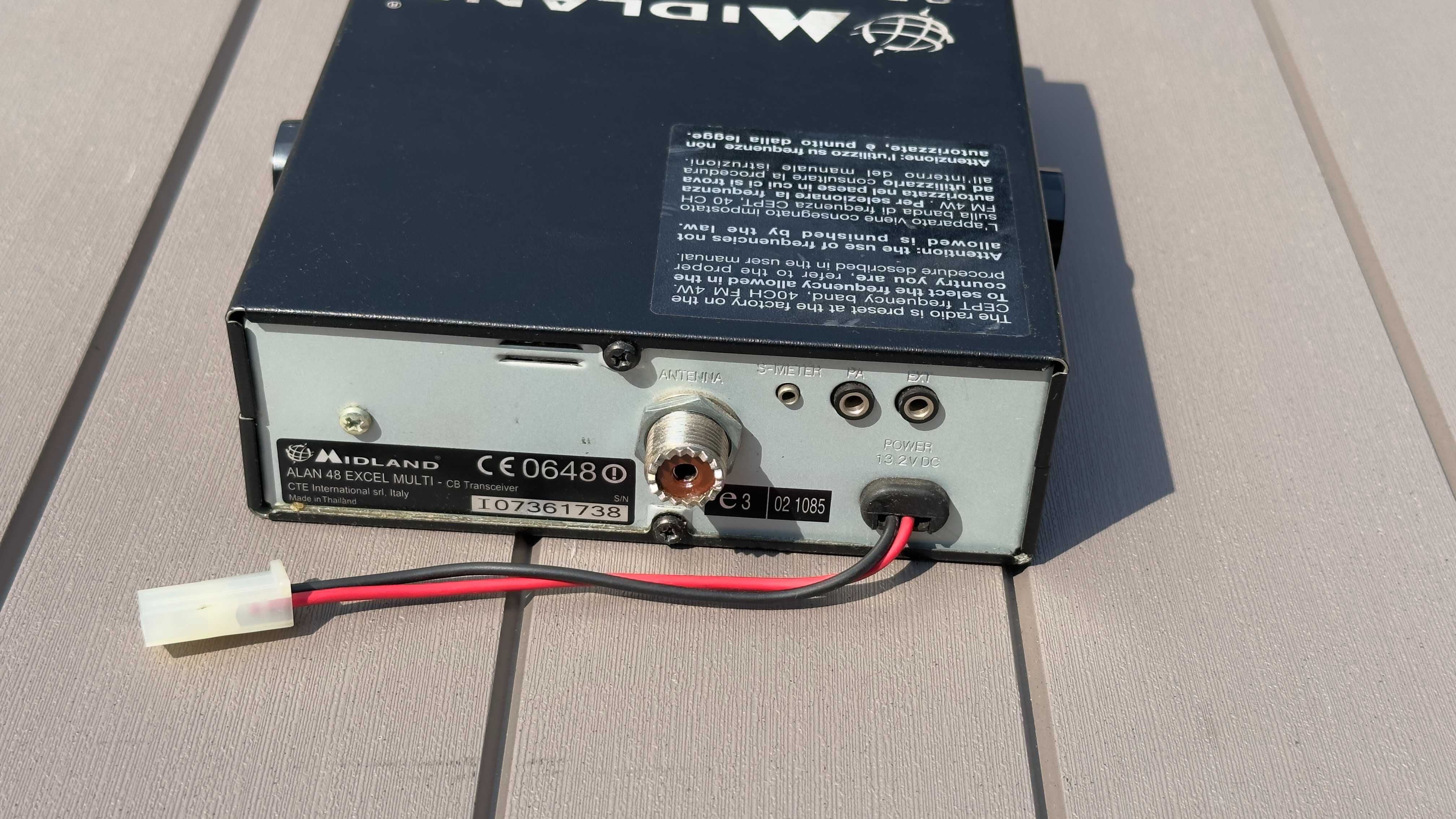 CB Radio Midland Alan 48 Excel Multi Tychy