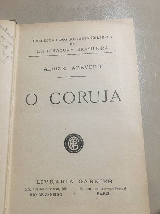 Três livros da collecção dos autores célebres da litteratura Brasileir