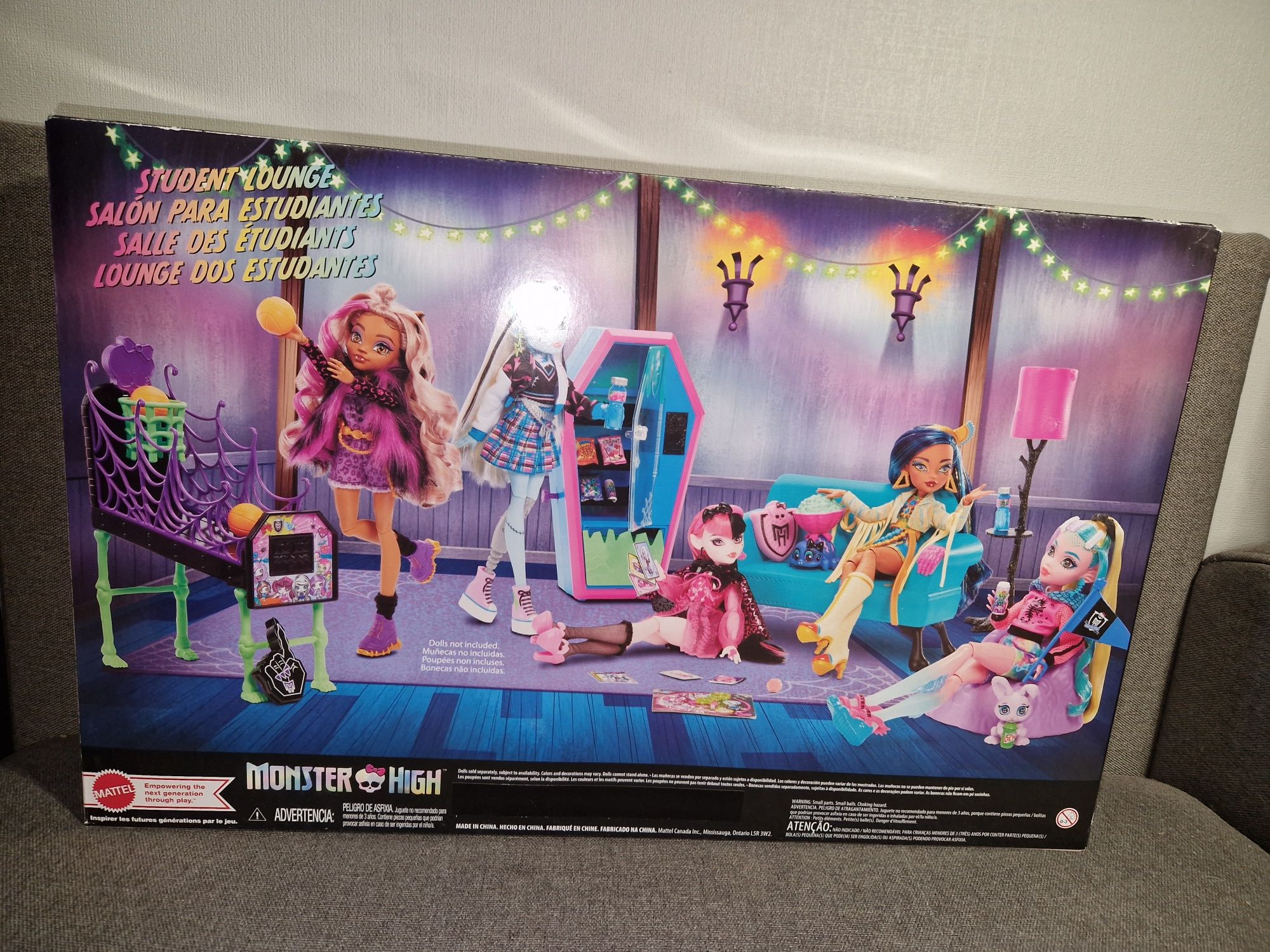 Набір monster high students lounge coffin bean монстер хай