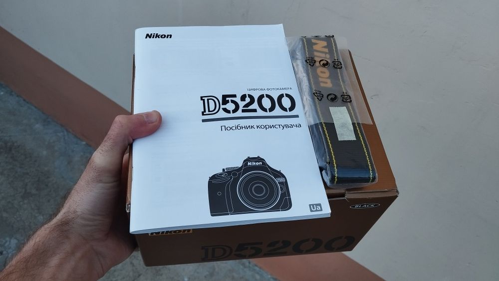 Nikon D5200 Сумка 900-Пробег Зеркалка зеркальный фотоаппарат как новый