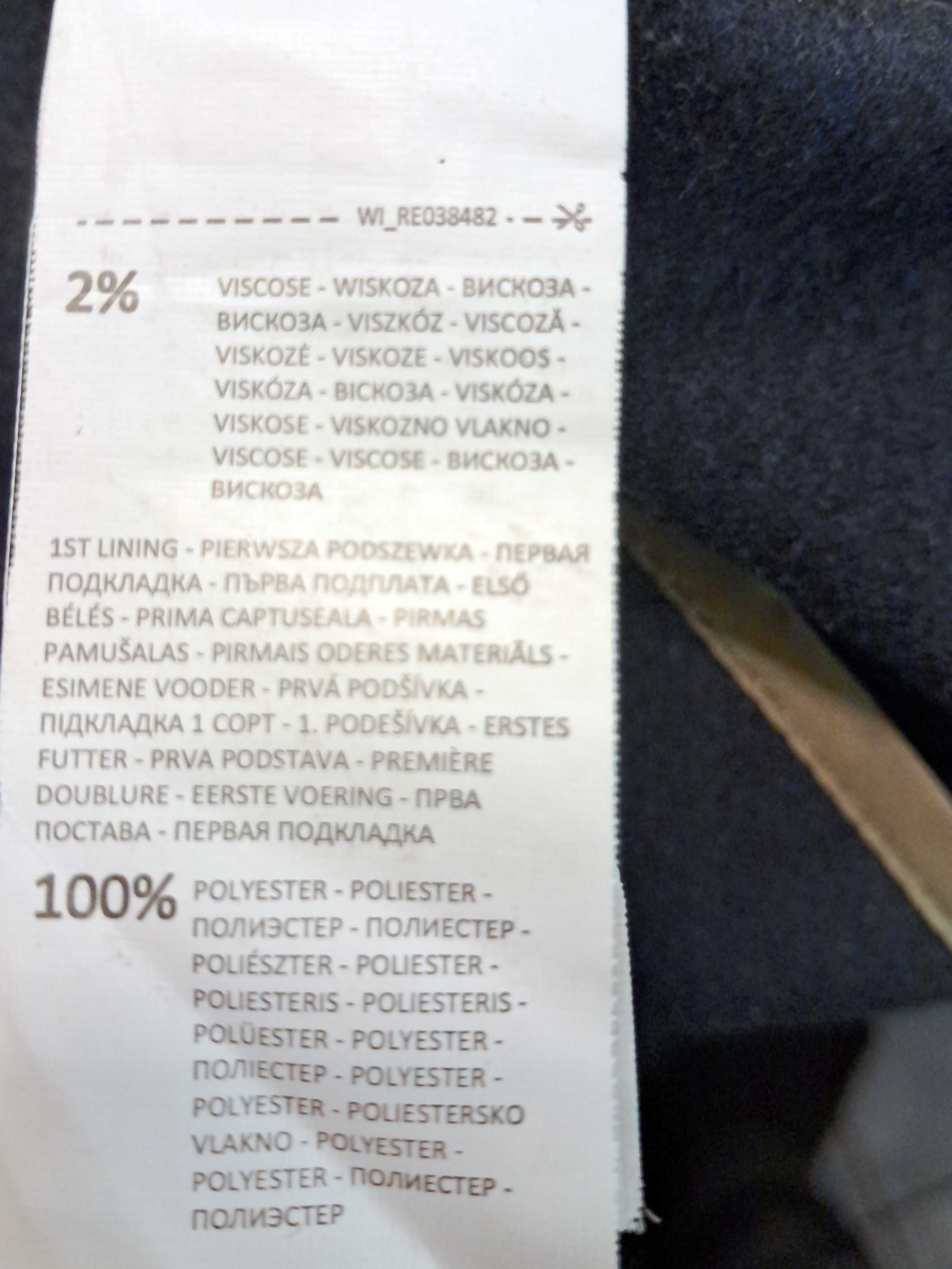 Marynarka, kurtka męska granatowa firmy Reserved, rozmiar XL