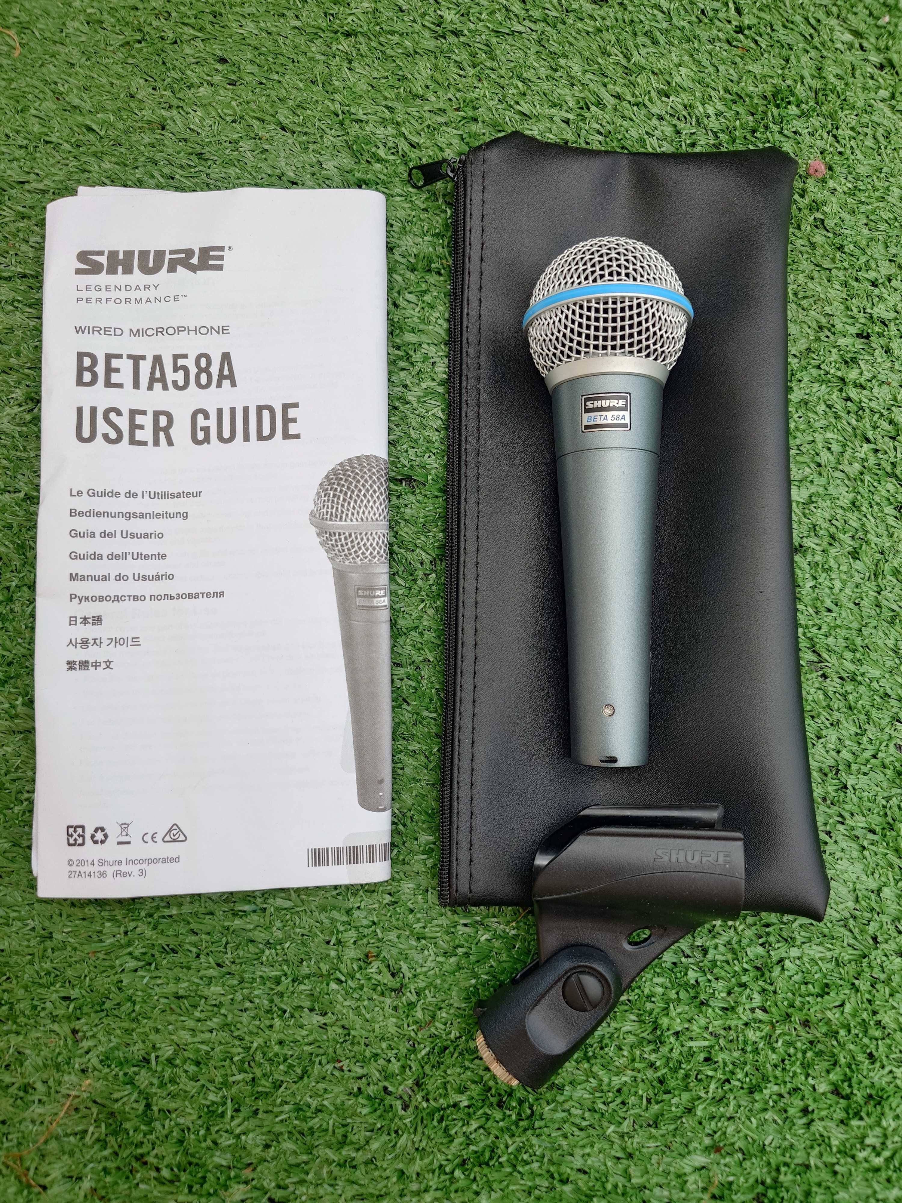 Mikrofon Shure Beta 58A – stan idealny + etui