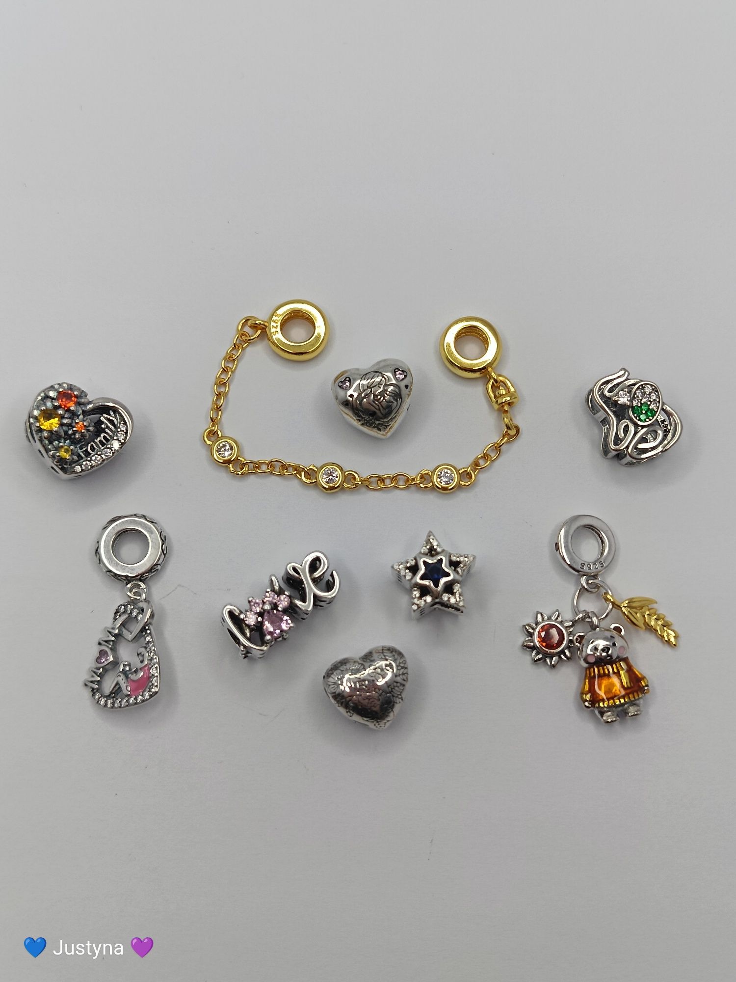 Nowy charms wykonany ze srebra próby 925