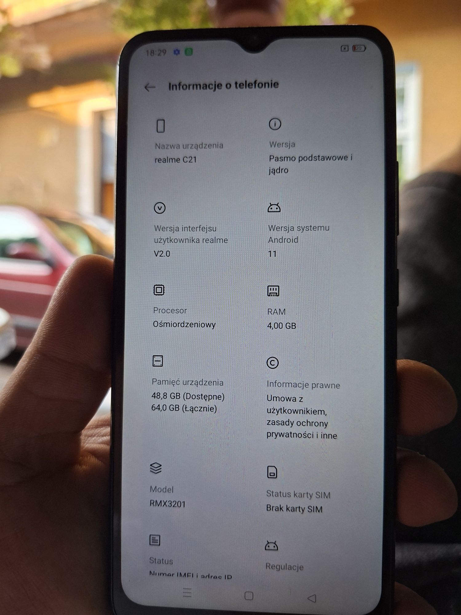 Realme C21 bdb stan