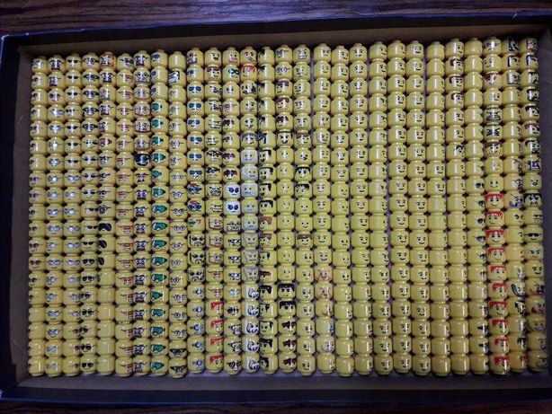 Lego główki żółte. Minifigurki, figurki, ludziki