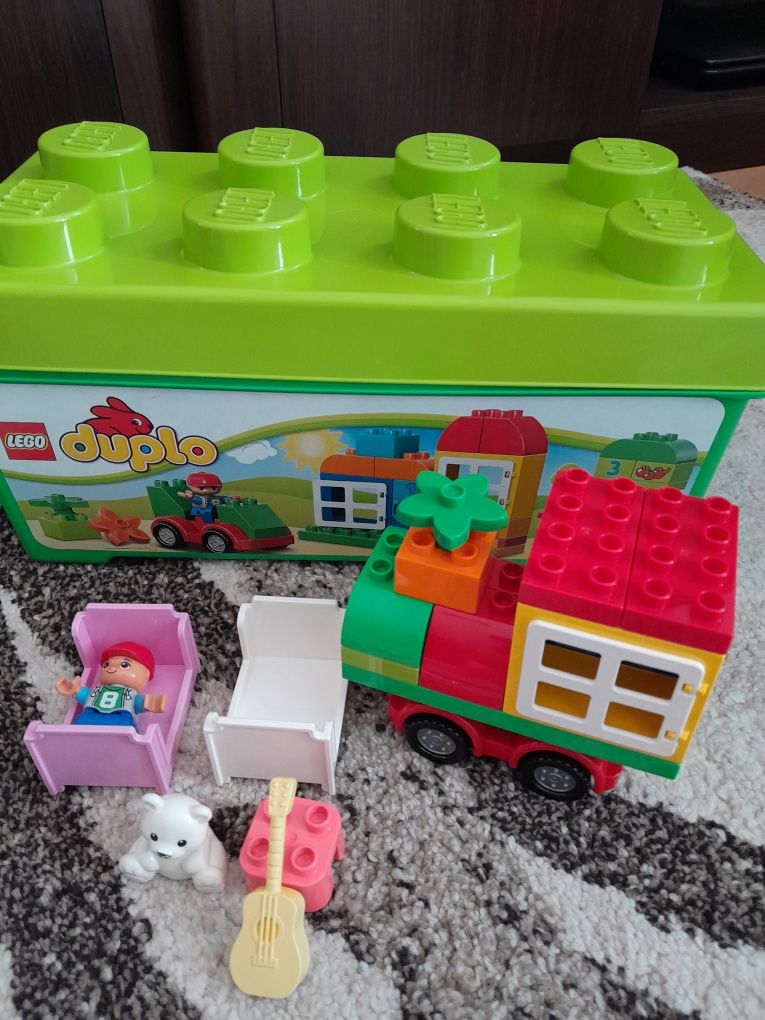 Lego duplo duzy zestaw klocków + płytka konstrukcyjna