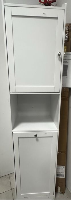 Szafka łazienkowa z koszem na pranie