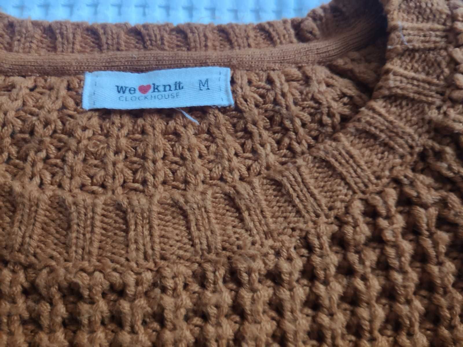 Sweter damski miodowy